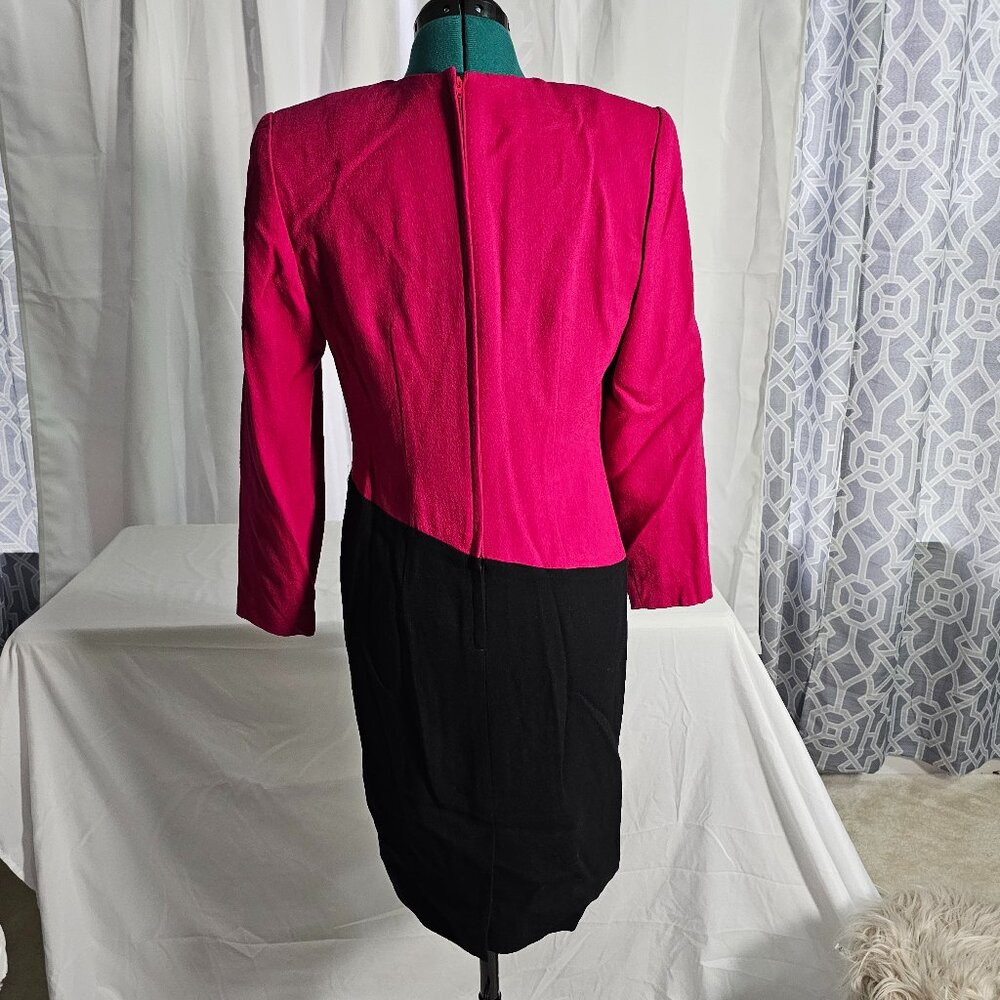 Talbots Two-Tone Button Detail Dress – Size 6 - Picture 3 of 5